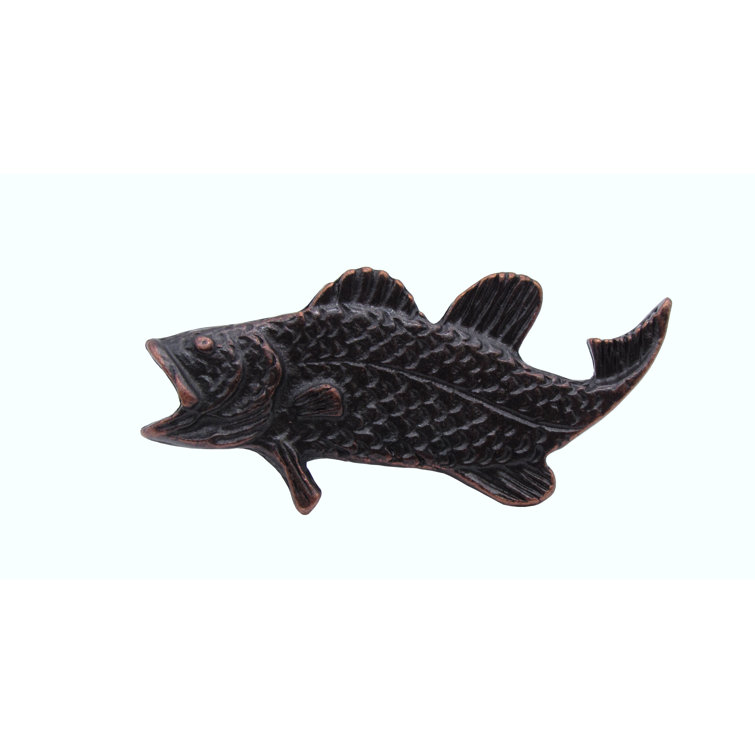 Buck Snort Lodge 2 3/8" Fish Novelty Knob Wayfair